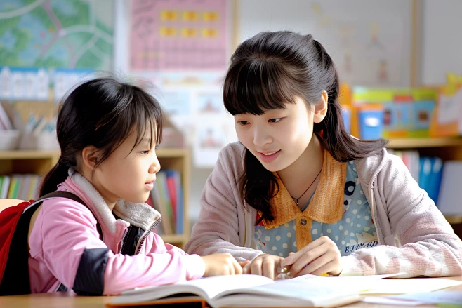 家教补习课外班摄影图